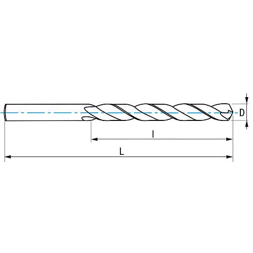 10 x HSS-G Matkap ucu � 1 mm DIN338 Ta�lanm�� 130� Delik Delme ucu, Speedpoint matkab� (10'lu Paket)