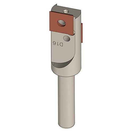 16 mm, d2=8 mm - Freze ucu, Tablo Temizleme B��a��, MDF Ah�ap frezesi, Z=2