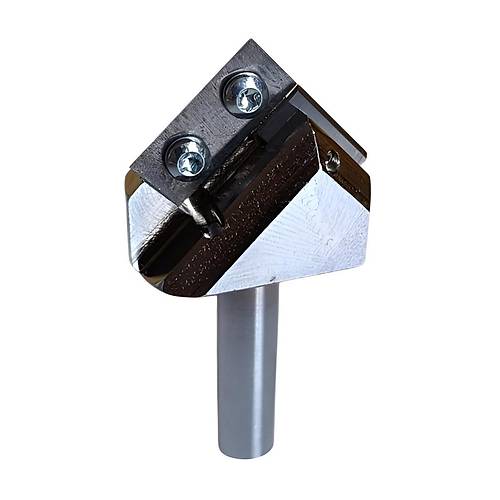 90� d2=16 mm - V-Cut Freze ucu, Takmatik Sistem V B��ak, MDF Ah�ap frezesi, Z=2