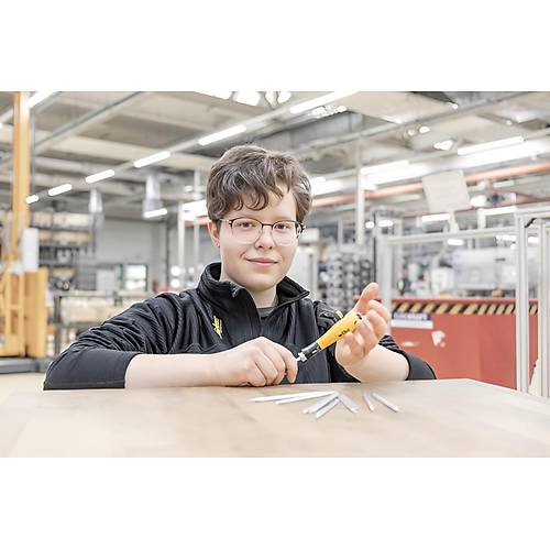 De�i�tirilebilir uclu Wiha Tornavida seti S�STEM 4 ESD, 12 par�a, rulo �antal�, Elektronik aletlerin derin vidalar�n� vidalamak i�in ideal