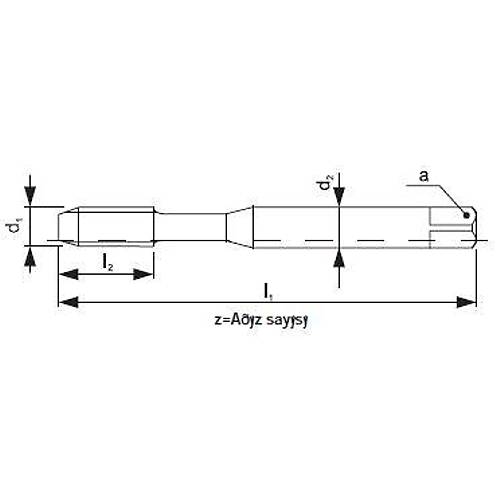 M10 - NAREX HSSE D�z Makina K�lavuz, TIN