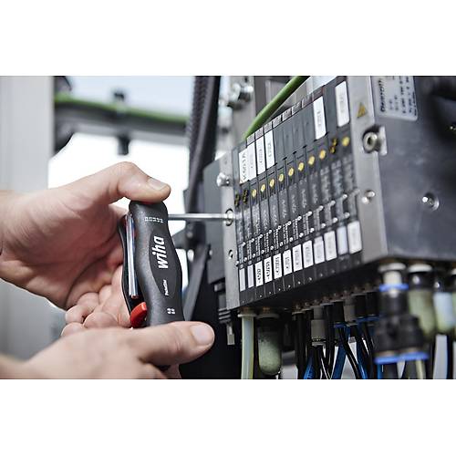 Wiha �ok Ama�l� PocketStar TORX� 8 par�al�, Krom-vanadyum �eli�i, tamamen sertle�tirilmi�, elektrokaplamal�