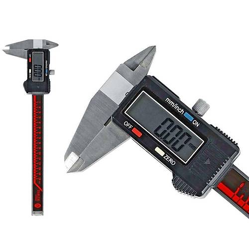 Dijital kumpas 150 mm, Hassas i� ve d�� �l��mler i�in (0,01 mm)