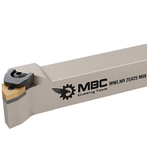 16 x 16 x 125 mm - MWLNL D�� �ap Delik Tornalama Kateri, WNMG06 u�lar i�in, sol 95�, Bask� Pabu�lu ve Altl�k ile