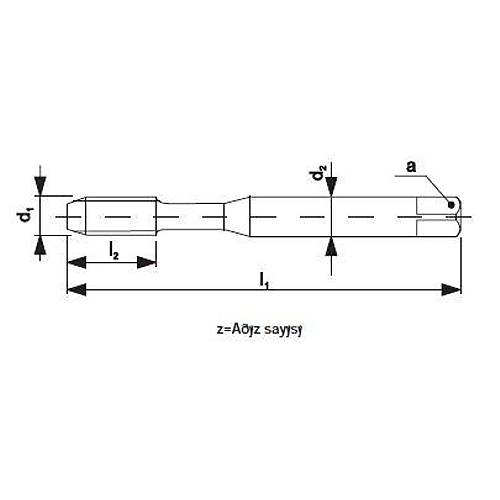M10 - NAREX HSSE D�z Makina K�lavuz, D�k�m