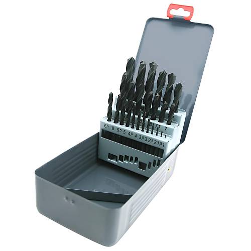 1 - 10 mm 19 adet - HSS-R Matkap Ucu Seti, Metal, Demir