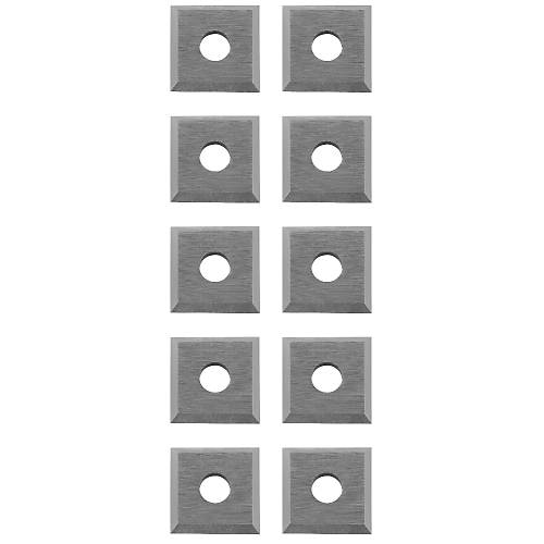 10 adet Karb�r ters �evrilebilir kare freze ucu 35� WP, de�i�tirilebilir b��ak, sert ah�ap, yumu�ak ah�ap, plastik ve sunta i�in yedek b��ak ucu