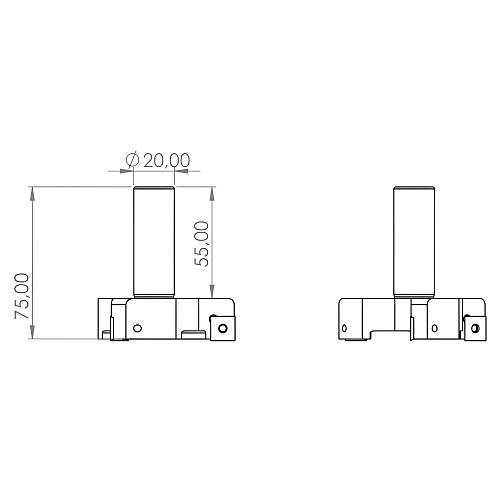 80 mm, d2=20 mm - Freze ucu, Tablo Temizleme B��a��, MDF Ah�ap frezesi, Z=3
