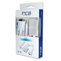 INCA IVTH-02 VGA>HDMI ÇEVİRİCİ  USB+SES KABLOSU 