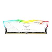 Team T-Force Delta RGB White 16GB (2x8GB) 3200MHz CL16 DDR4 Gaming Ram (TF4D416G3200HC16FDC01)