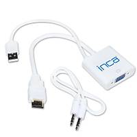 INCA IVTH-01 VGA>HDMI ÇEVÝRÝCÝ  USB+SES KABLOSU 