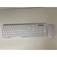 ASP Kablosuz Klavye+Mouse Beyaz  PC+TV Uyumlu