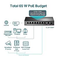 TP-LINK TL-SF1009P 9PORT 10/100 YNETLEMEZ POE SWITCH