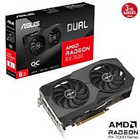 ASUS DUAL-RX7600-O8G 8GB GDDR6 HDMI DP 128BT