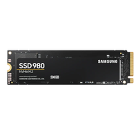 500GB SAMSUNG 980 3100/2600MB/s M.2 NVMe MZ-V8V500BW