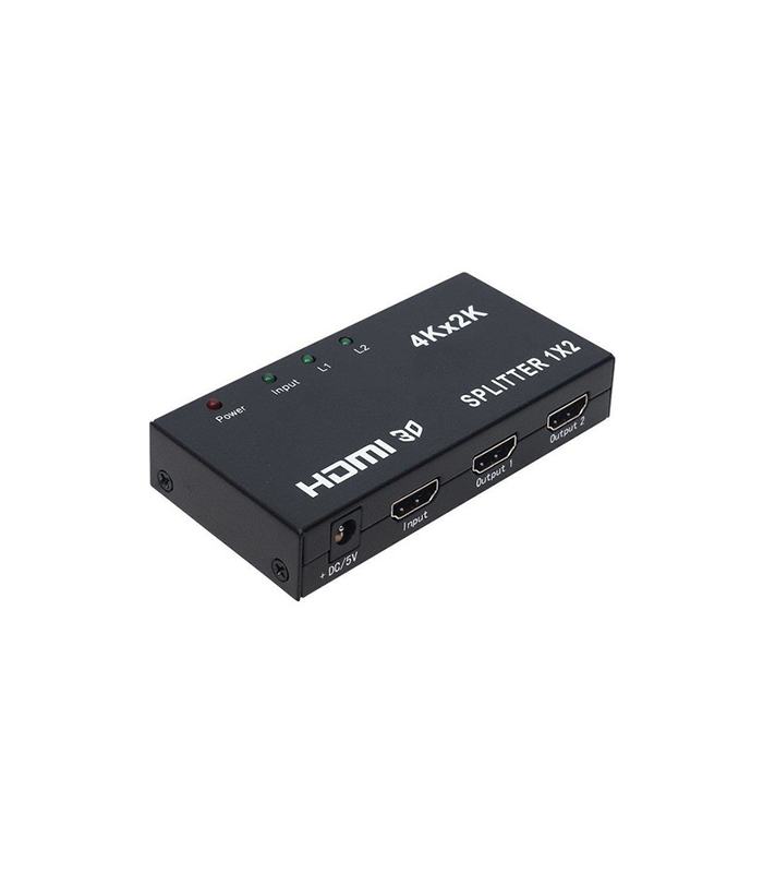 Nova NVC-HDSQP2 HDMI to HDMI 1 Port Giriş 2 Port Çıkış 4K HDMI Görüntü Çoklayıcı