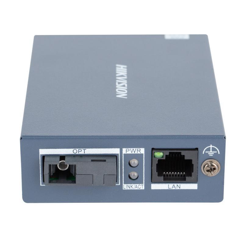 Hikvision DS-3D501R-A 1 Port  Gigabit SM 20Km Fiber Alıcı Medya Converter