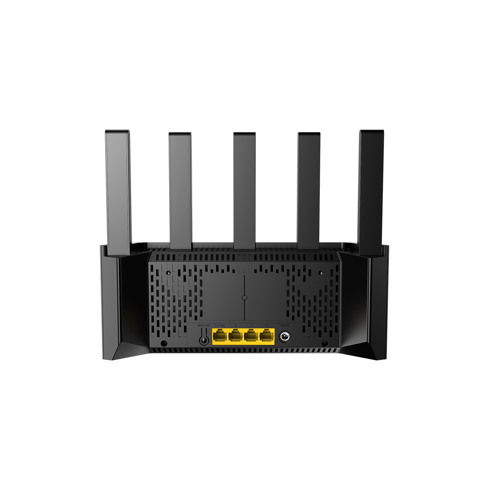 Tenda TE6LPRO BE5100 4 Port Gigabit Dual Band WİFİ7 5 Antenli Router Access Point