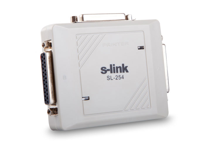 S-Link SL-254 2 Port LPT Otomatik Yazıcı LPT Switch