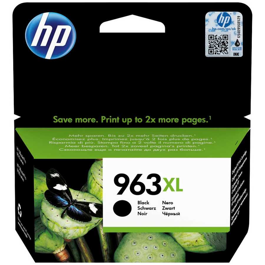 Hp 3JA30AE 963XL 2.000 Sayfalık Yüksek Kapasiteli Siyah Orijinal Inkjet Kartuş