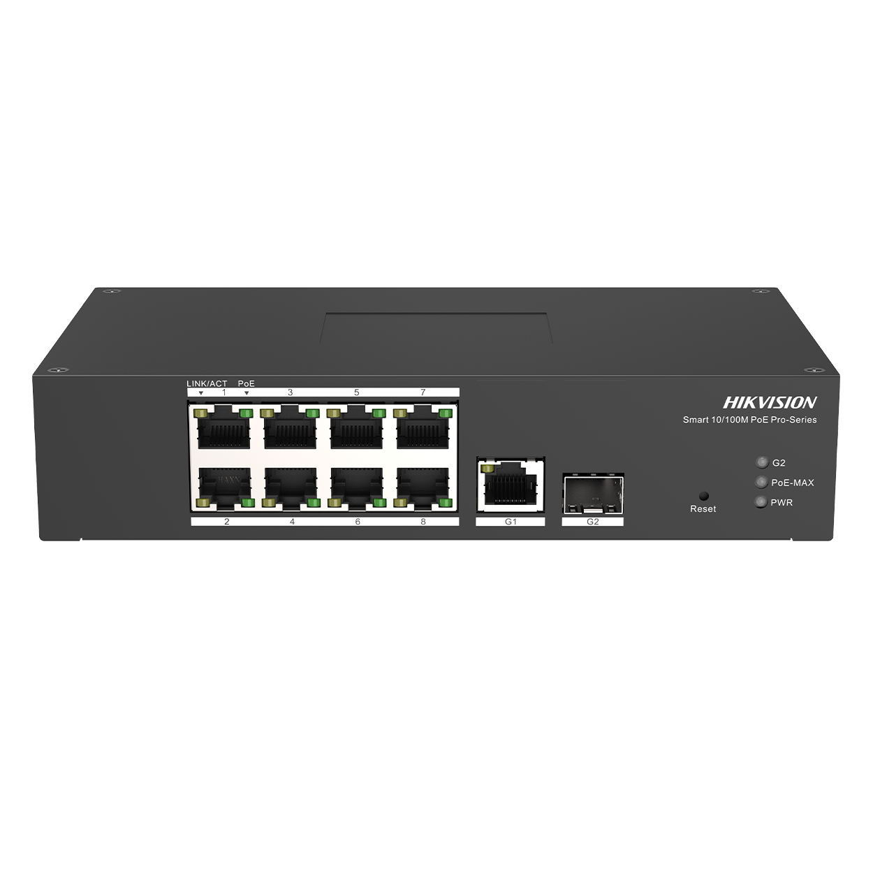 Hikvision DS-3T1310P-SI/HS 8 Port Gigabit POE 1 Port Uplink 1 Port SFP 110W L2  Yönetilenilir Endüstriyel Switch