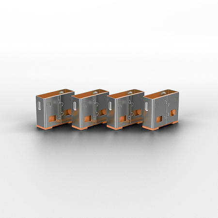 Lindy LIN-40463 USB A Turuncu 10 Adet USB A Port Kiliti