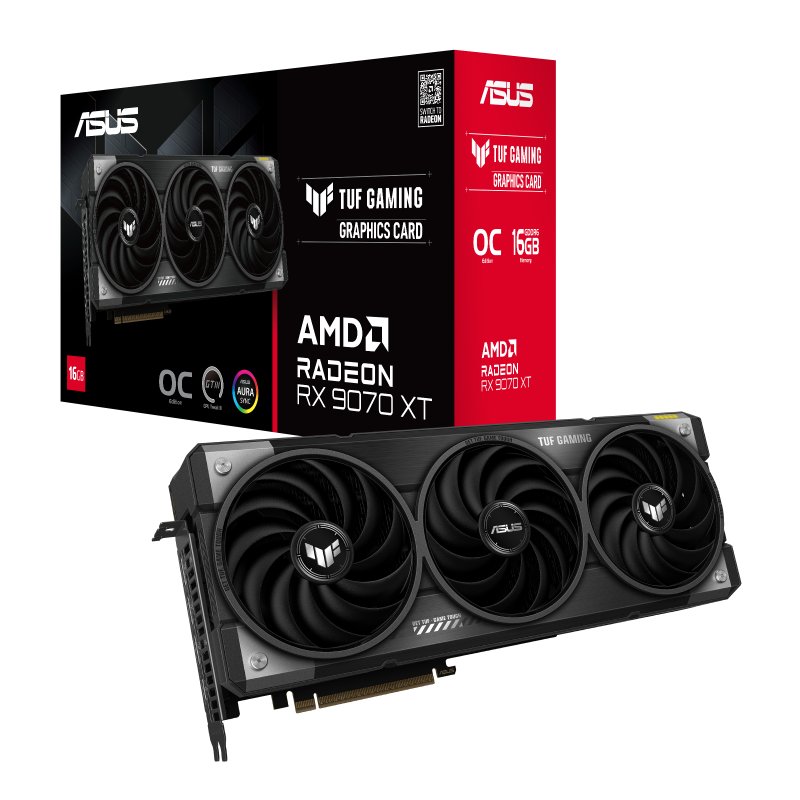 Asus TUF-RX9070XT-O16G-GAMING 16 GB GDDDR6 Radeon RX 9070 XT OC 256Bit AMD Ekran Kartı