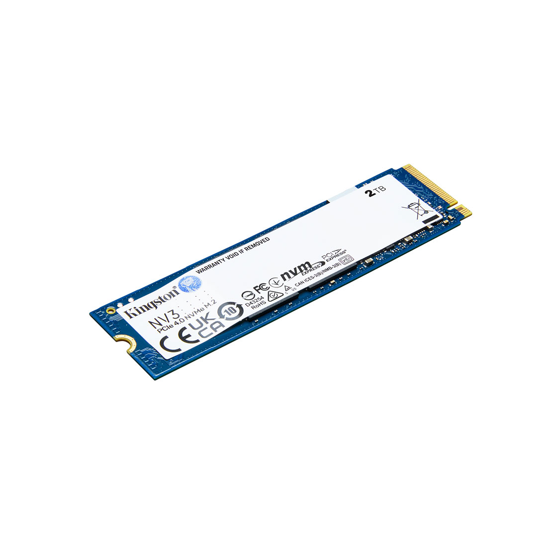 Kingston SNV3S/2000G NV3 2 TB 6000-5000Mb/s PCIe 4.0x4 NVMe 22x80 SSD Harddisk