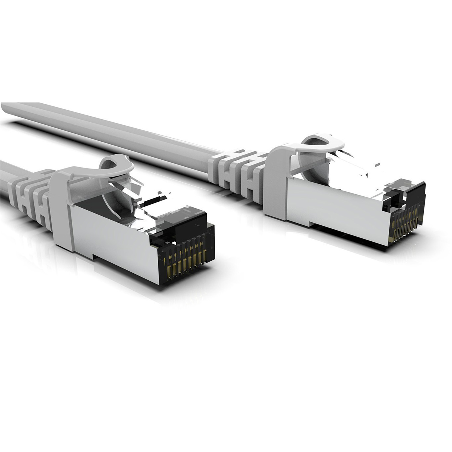 Inca ICAT7-10TG 10 Mt CAT7 S-FTP 23AWG Gri Zırhlı Patch Cord Kablo