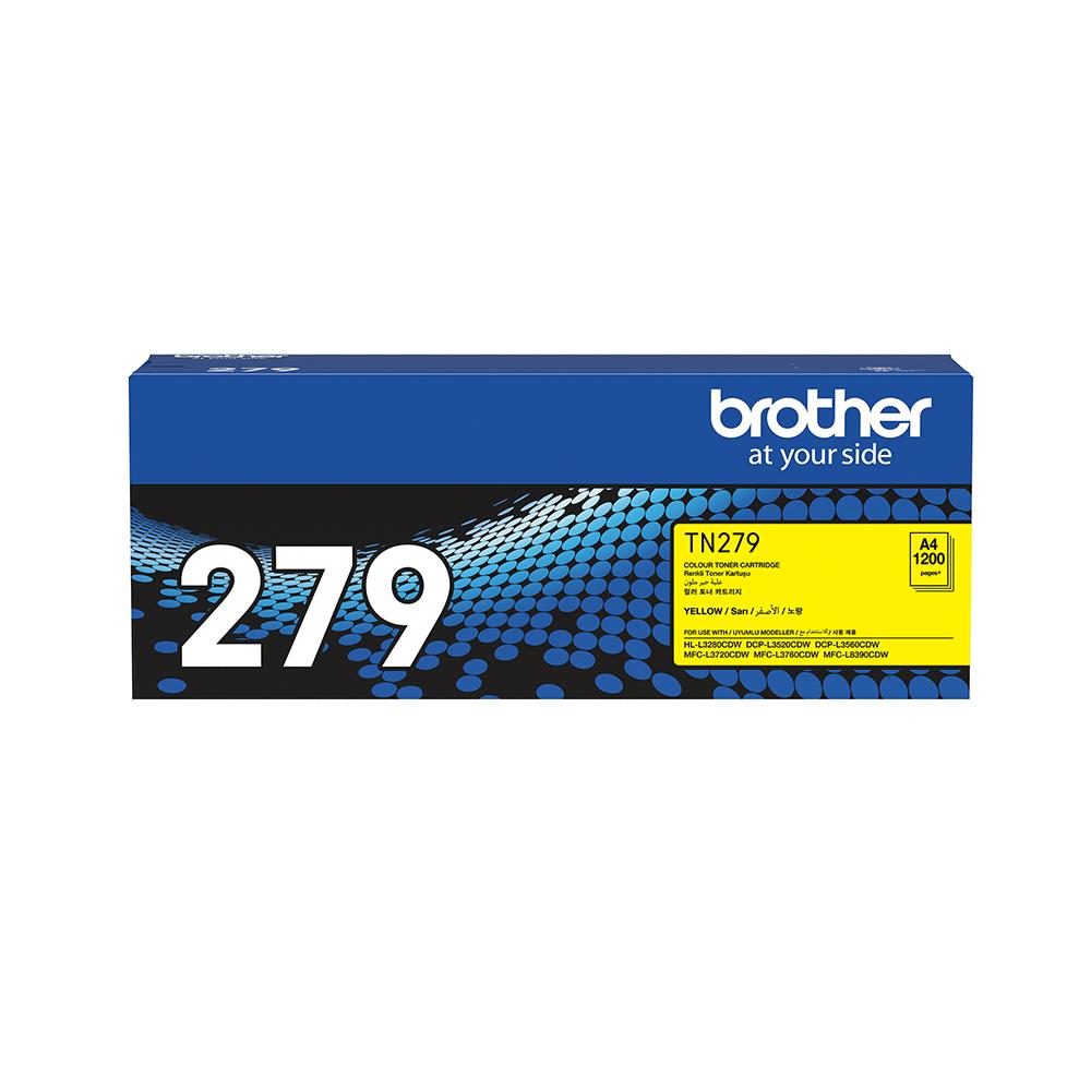 Brother TN-279Y 1.200 Sayfalık Sarı Orijinal Lazer Toner