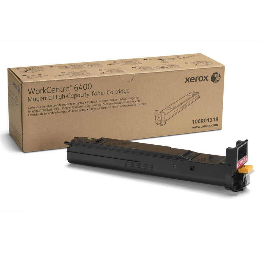 Xerox 106R01318 WorkCentre 6400 14.000 Sayfalık Yüksek Kapasiteli Kırmızı Orijinal Laser Toner