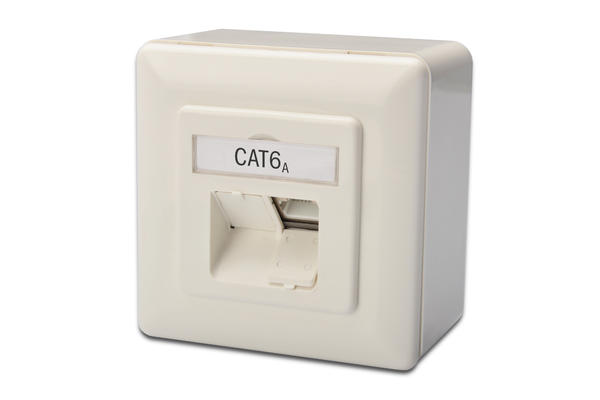 Digitus DN-9007-S-1 2xRJ45 Sıva Üstü CAT6A Zırhlı Priz