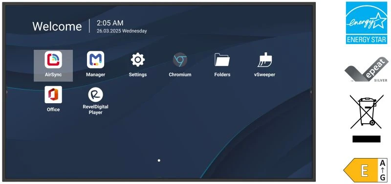 Viewsonic CDE6514-2C 65 inch 3840x2160 4K HDMI RJ45 RS232 Usb Type C Proav 4K Monitör