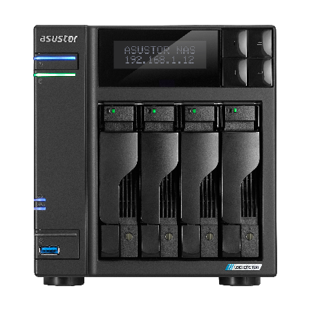 Asustor AS6704T V2 Celeron N5105 4Gb DDR4 4 x HDD 2x5Gbit Lan Ağ Depolama NAS Cihazı