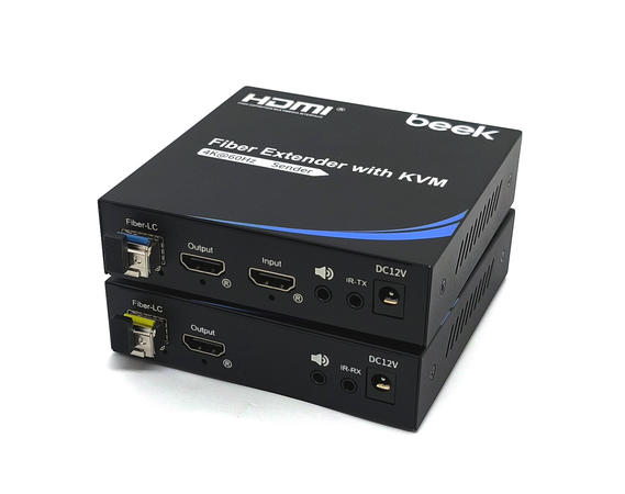 Beek BS-EXT-4K2U-SM20 20 Km HDMI to Fiber Single Mode HDMI KVM Sinyal Uzatma Cihazı