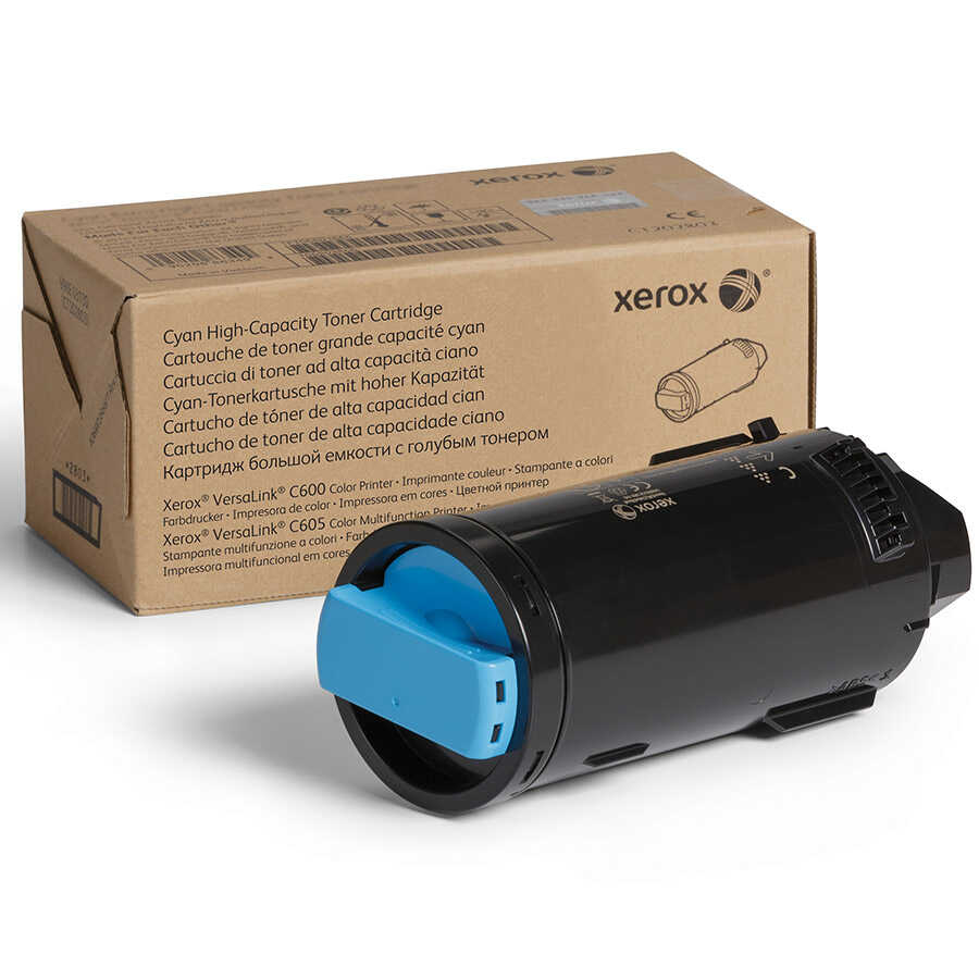 Xerox 106R03912 C600-C605 10.100 Sayfalık Yüksek Kapasiteli Mavi Orijinal Laser Toner