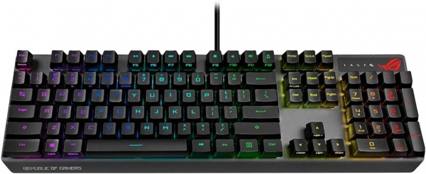 Asus  ROG STRIX SCOPE RX AURA USB Q TR Mekanik RED Switch Kablolu Oyuncu Klavyesi