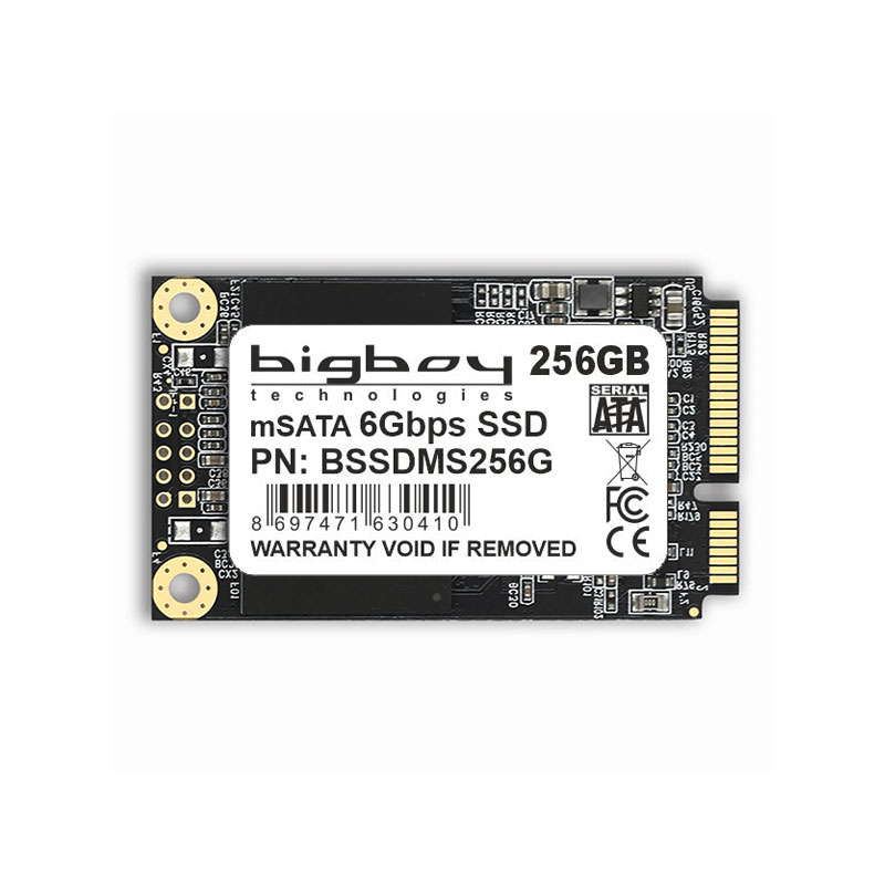 Bigboy BSSDMS256G 256 GB 550-450Mb/s mSATA SATA3 Notebook SSD Harddisk