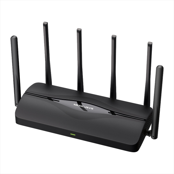 Tp-Link Mercusys MR37BE BE6500 4 Port Gigbait Duşa Band 6 Antenli Wi-Fi 7 Router Access Point