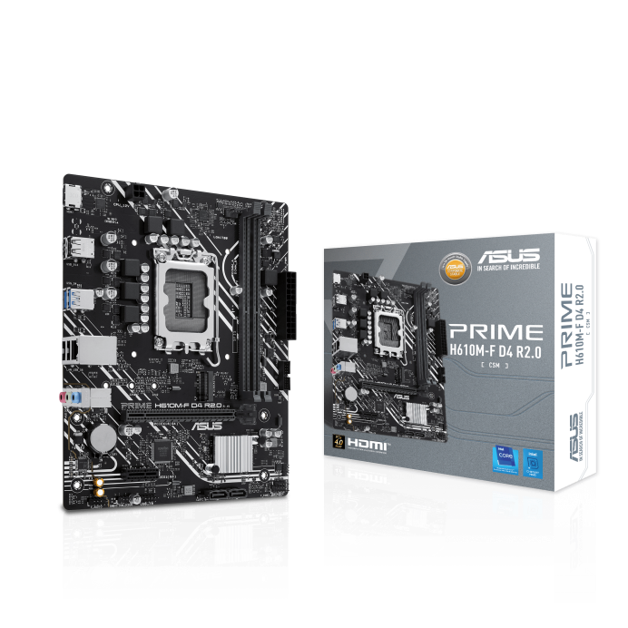 Asus PRIME H610M-F D4 R2.0 Sc-1700 H610 DDR4 3200Mhz M2 mATX INTEL Anakart