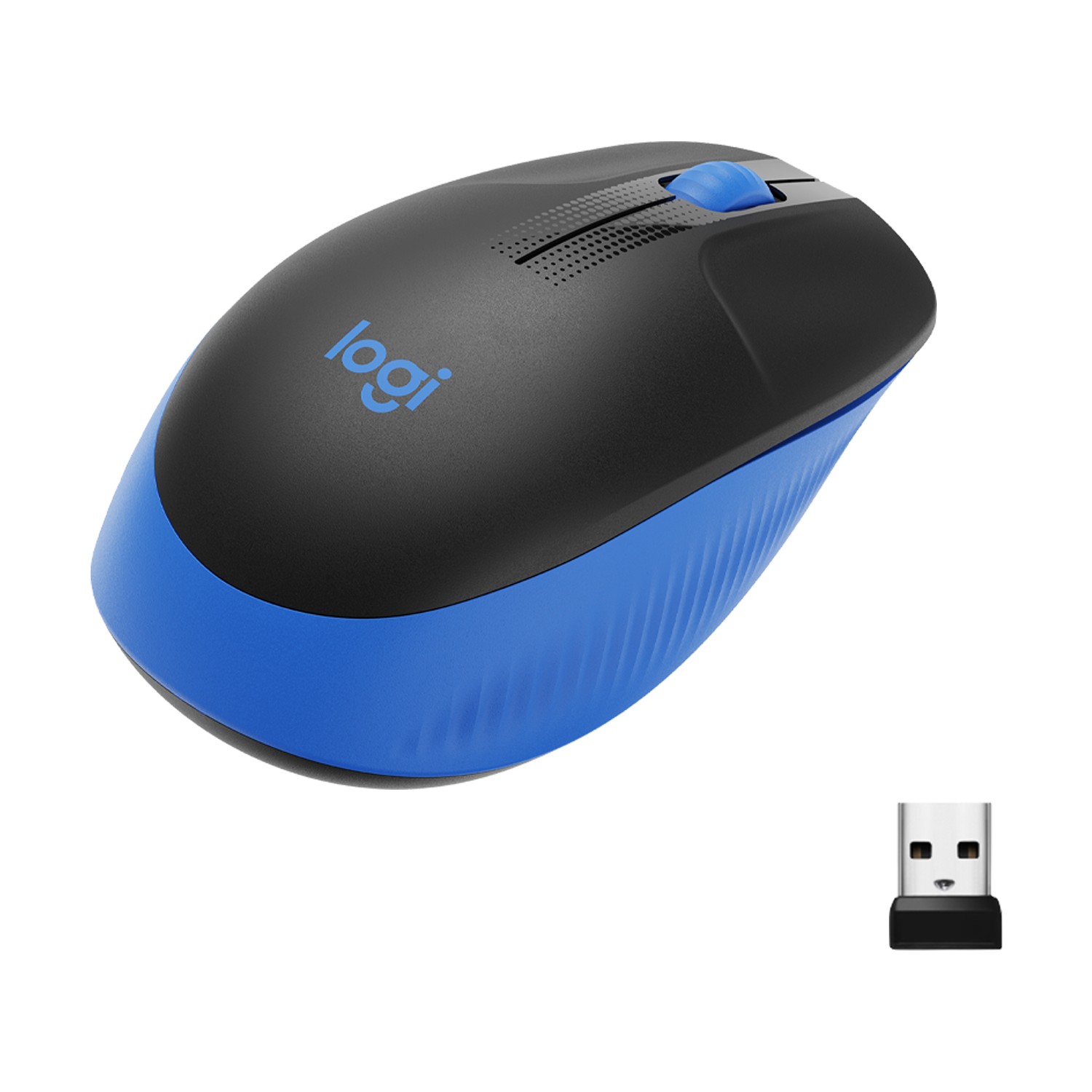 Logitech 910-005909 M191 1000Dpi 3 Tuşlu Mavi-Siyah Kablosuz Mouse