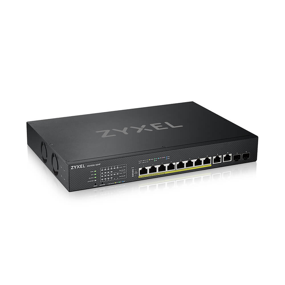 Zyxel XS1930-12HP-ZZ0101F 8 Port Multi Gigabit Smart Managed Poe Switch