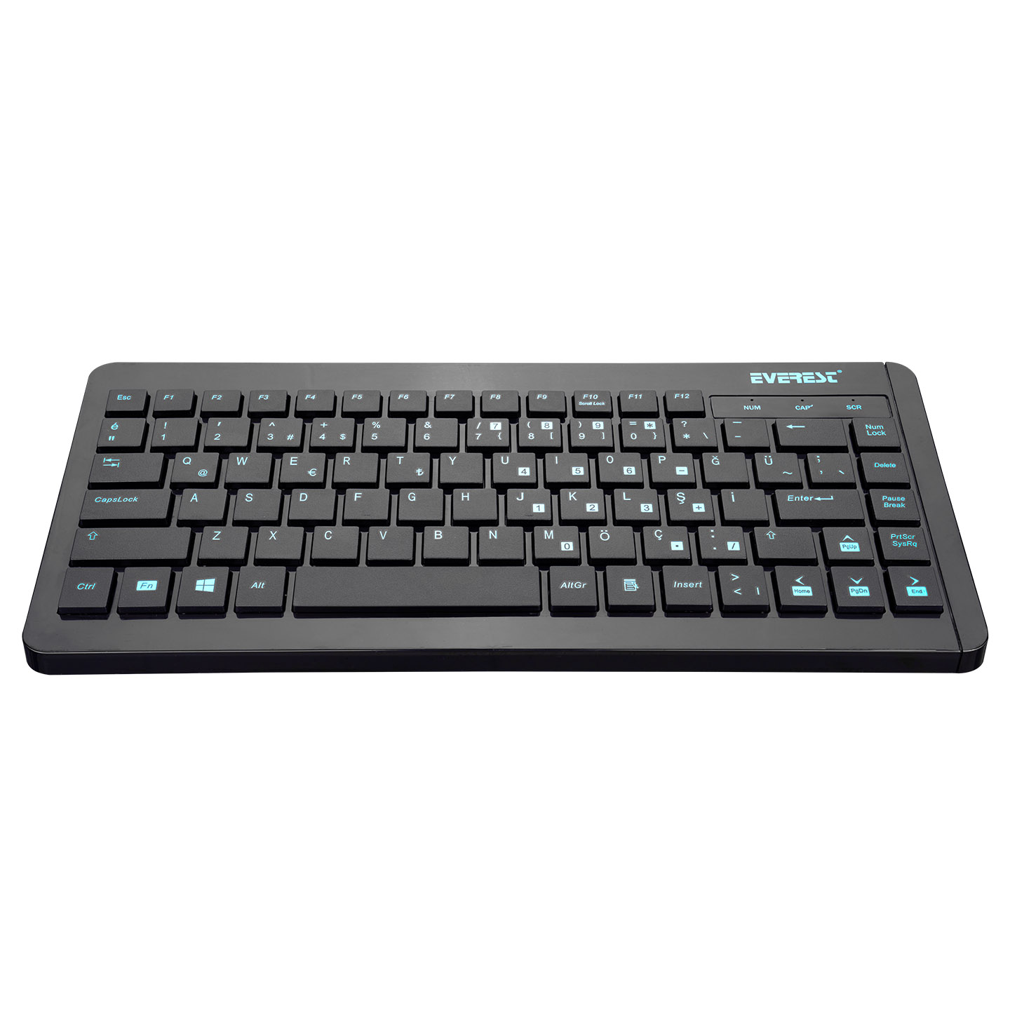 Everest KB-410 USB Q TR Mini Siyah Kablolu Klavye