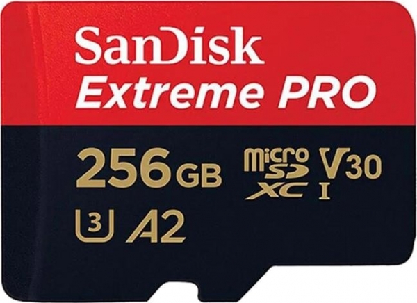 Sandisk SDSQXCD-256G-GN6MA 256 GB Extreme Pro SDXC V30 U3 A2 microSD Hafıza Kartı