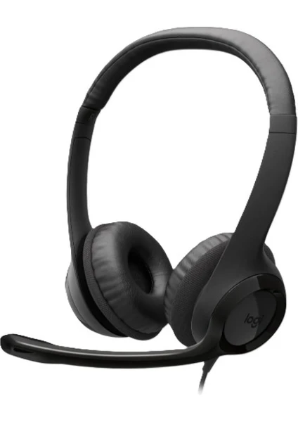Logitech 981-001576 H390 USB Type C Kafa Bantlı Kablolu Mikrofonlu Kulaklık