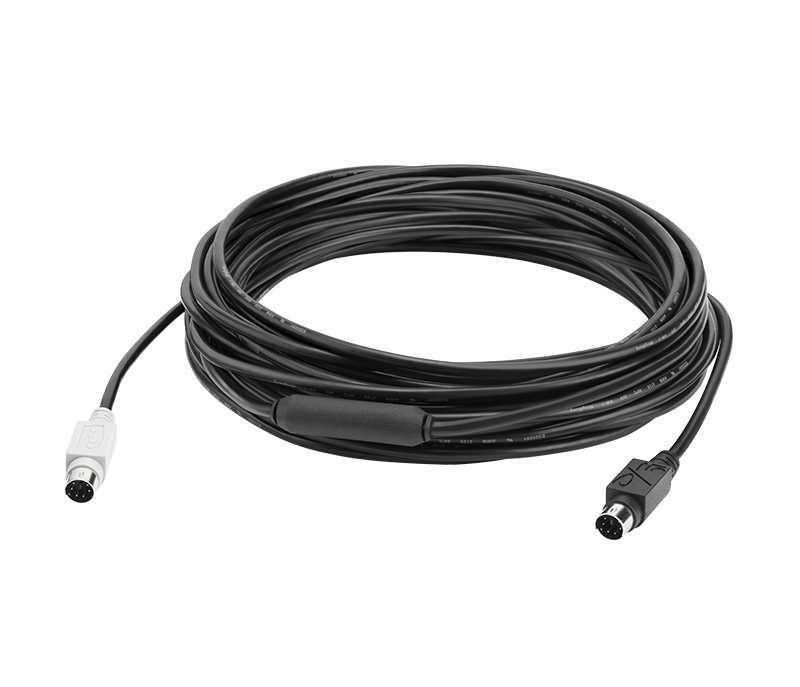 Logitech 939-001487 10 Mt mini-DIN-6 to mini-DIN-6 Erkek-Erkek Montaj Kablosu