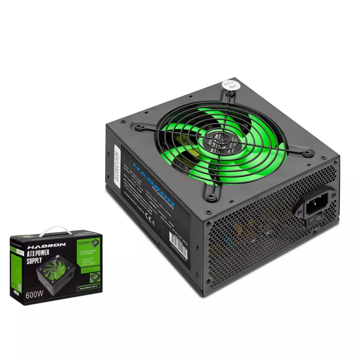 Hadron HD413 600 Watt 12cm Fanlı Siyah ATX Power Suplly
