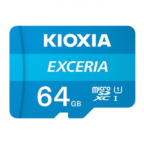 Kioxia LMEX1L064GG2 64 GB Exceria R100 100Mb/s UHS-1 C10 microSD Kart