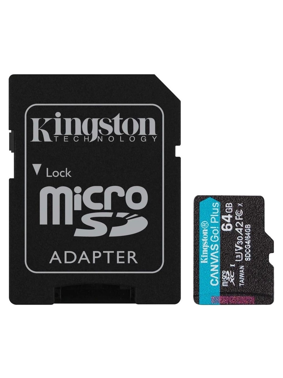 Kingston SDCG4/64GB 64 GB Canvas Go Plus GEn4 200Mb/s  A2 U3 V30 microSD Kart