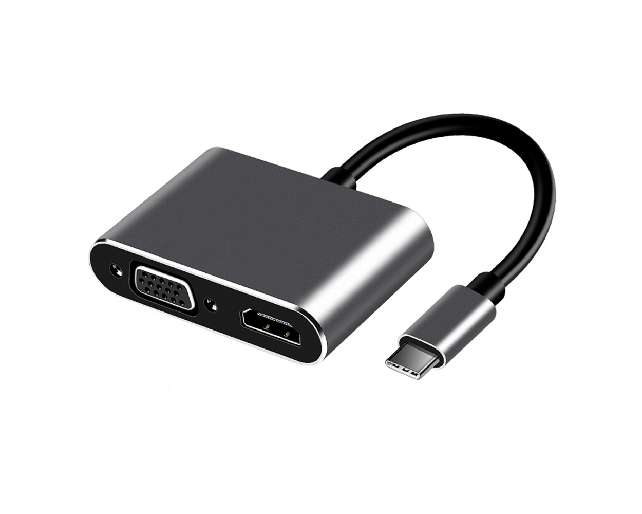 Frisbv FA-7678C USB Type C to HDMI VGA Usb Ekran Kartı Adaptörü